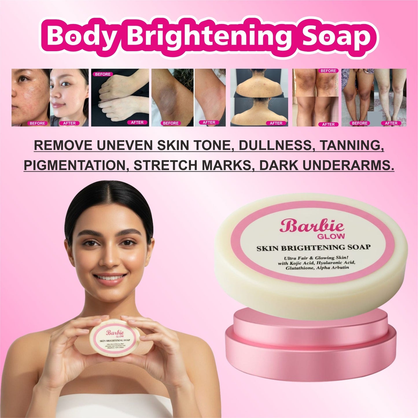 Buy 2 Get 1 Free Skin Brightening Soap